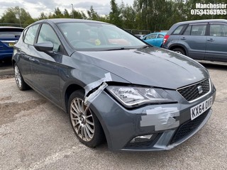 Location: Manchester - 2014 SEAT LEON SE TSI 5 Door Hatchback REG: KX64OVR, 1197 Petrol, 6 Speed Manual Petrol, Former Keepers: 4, Keys: No, MOT Expiry date: 02/02/2026