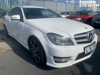Location: BELVEDERE - 2013 MERCEDES-BENZ C180 AMG SPORT + BLUE-CY Coupe REG: LT63HBB, 1595cc Petrol, 7 Speed Auto Petrol, Former Keepers: 5, Keys: No, MOT: Expiry date17.07.2026