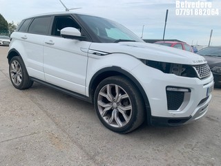 Location: Belvedere - 2016 LAND ROVER RANGE ROVER EVOQUE ABIO T ESTATE REG: VO66JVV, 1999cc DIESEL, 9 SPEED AUTO DIESEL, Former Keepers: 1, Keys: Yes, MOT Expiry date: 04/10/2025