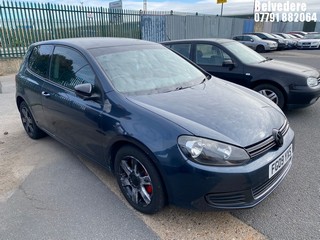 Location: Belvedere - 2009 VOLKSWAGEN GOLF SE TSI 3 Door Hatchback REG: FG09YXS, Keys: No, MOT Expiry date: 05.11.2025, 1390 Petrol, 6 Speed Manual Petrol, Former Keepers: 8