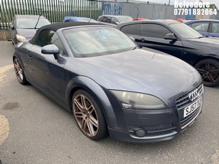 Location: Belvedere - 2007 AUDI TT TFSI Convertible REG: SJ57YLK, Keys: No, MOT Expiry date: 15/02/2025, 1984 Petrol, 6 Speed Manual Petrol, Former Keepers: 4