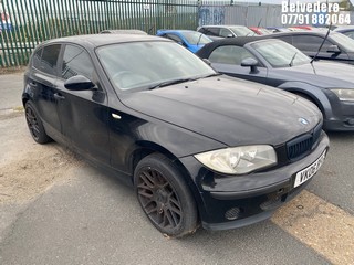 Location: Belvedere - 2006 BMW 116 I ES 5 Door Hatchback REG: VK06BFU, Keys: No, MOT Expiry date: 15/08/2024, 1596 Petrol, 6 Speed Manual Petrol, Former Keepers: 8