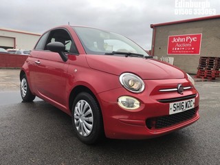 Location: Edinburgh - 2016 FIAT 500 POP 3 DOOR HATCHBACK REG: SH16WZC, 1242cc PETROL, 5 SPEED MANUAL PETROL, Former Keepers: 3, Keys: Yes, MOT Expiry date: 02/10/2025