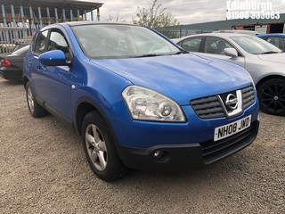 Location: Edinburgh - 2008 NISSAN QASHQAI ACENTA DCI 4WD 5 Door Hatchback REG: NH08JWD, Keys: Yes, MOT Expiry date: 05/10/2024, 1994 Diesel, 6 Speed Manual Diesel, Former Keepers: 7