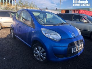 Location: Edinburgh - 2010 CITROEN C1 VT 3 Door Hatchback REG: DU60KVA, Keys: No, MOT Expiry date: 21/01/2026, 998 Petrol, 5 Speed Manual Petrol, Former Keepers: 4