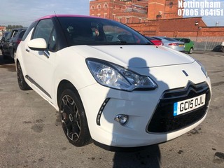 Location: Nottingham - 2015 DS DS3 DSTYLE PURETECH S/S 3 Door Hatchback REG: GC15OJL, Keys: No, MOT Expiry date: 22/05/2025, 1200 Petrol, 5 Speed Manual Petrol, Former Keepers: 3