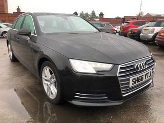 Location: Nottingham - 2016 AUDI A4 SPORT ULTRA TDI S-A ESTATE REG: SH66YTJ, 1968cc DIESEL, 7 SPEED S-AUTO DIESEL, Former Keepers: 4, Keys: Yes, MOT Expiry date: 09/07/2026