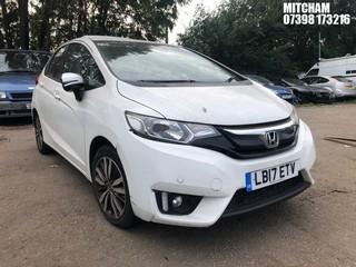 Location: Mitcham - 2017 HONDA JAZZ EX NAVI I-VTEC 5 Door Hatchback REG: LB17ETV, Keys: No, MOT Expiry date: 17/06/2026, 1318 Petrol, 6 Speed Manual Petrol, Former Keepers: 1