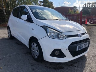 Location: Nottingham - 2014 HYUNDAI I10 SE 5 Door Hatchback REG: BT14OHS, Keys: No, MOT Expiry date: 02/07/2025, 998 Petrol, 5 Speed Manual Petrol, Former Keepers: 3
