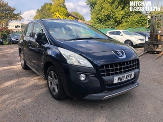 Location: Mitcham - 2011 PEUGEOT 3008 EXCLUSIVE HDI 5 Door Hatchback REG: WN11WKW, Keys: No, MOT Expiry date: 22/12/2025, 1560 Diesel, 6 Speed Manual Diesel, Former Keepers: 3