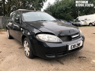 Location: Mitcham - 2011 CHEVROLET LACETTI SE 5 Door Hatchback REG: EX11ZNK, Keys: No, MOT Expiry date: 04/06/2025, 1399 Petrol, 5 Speed Manual Petrol, Former Keepers: 7