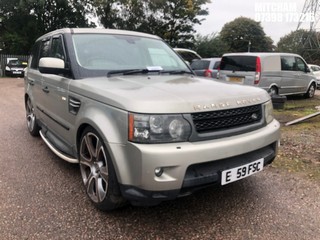 Location: Mitcham - 2009 LAND ROVER RANGE ROVER SP HSE TDV6 A Estate REG: EO59FSC, Keys: No, MOT Expiry date: 31/10/2025, 2993 Diesel, 6 Speed Auto Diesel, Former Keepers: 5