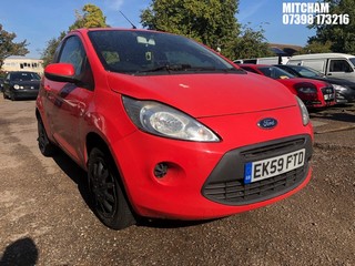 Location: Mitcham - 2009 FORD KA STYLE 3 Door Hatchback REG: EK59FTD, Keys: No, MOT Expiry date: 21/06/2025, 1242 Petrol, 5 Speed Manual Petrol, Former Keepers: 5