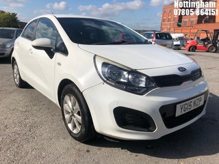 Location: Nottingham - 2015 KIA RIO SR7 5 Door Hatchback REG: YG15NZP, Keys: No, MOT Expiry date: 05/07/2025, 1248 Petrol, 5 Speed Manual Petrol, Former Keepers: 4
