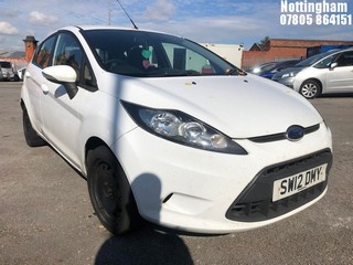 Location: Nottingham - 2012 FORD FIESTA STYLE TDCI 5 Door Hatchback REG: SW12DMY, Keys: No, MOT Expiry date: 30/10/2025, 1399 Diesel, 5 Speed Manual Diesel, Former Keepers: 9