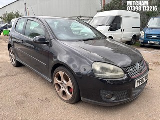 Location: Mitcham - 2007 VOLKSWAGEN GOLF GTI 3 Door Hatchback REG: YF07XEV, Keys: No, MOT Expiry date: 02/04/2025, 1984 Petrol, 6 Speed Manual Petrol, Former Keepers: 5