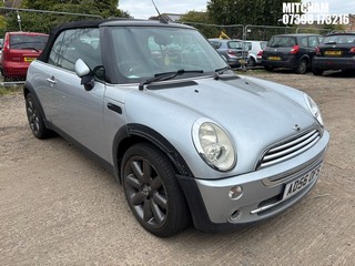 Location: Mitcham - 2007 MINI MINI COOPER Convertible REG: AD56OFS, Keys: No, MOT Expiry date: 26/12/2025, 1598 Petrol, 5 Speed Manual Petrol, Former Keepers: 9