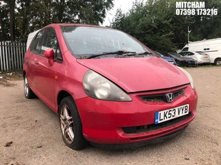 Location: Mitcham - 2004 HONDA JAZZ SE CVT 5 Door Hatchback REG: LK53VYB, Keys: No, MOT Expiry date: 25/10/2022, 1339 Petrol, Variable Speed Auto Petrol, Former Keepers: 9