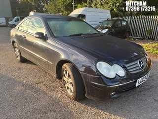 Location: Mitcham - 2003 MERCEDES CLK 240 ELEGANCE Coupe REG: LO03DFP, Keys: No, MOT Expiry date: 09/06/2025, 2400 Petrol, AUTOMATIC, Former Keepers: 4