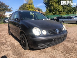Location: Mitcham - 2004 VOLKSWAGEN POLO S 5 Door Hatchback REG: AK04YMP, Keys: No, MOT Expiry date: 14/04/2025, 1200 Petrol, 5 Speed Manual Petrol, Former Keepers: 7
