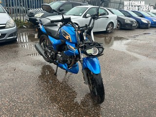 Location: Mitcham - 2019 KEEWAY RKS 125 SPORT E4 Motorcycle REG: LF19WNU, Keys: No, MOT Expiry date: 23/11/2024, 125 Petrol, MANUAL, Former Keepers: 5