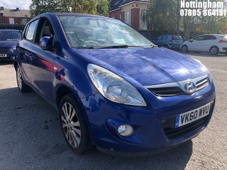 Location: Nottingham - 2010 HYUNDAI I20 STYLE 5 Door Hatchback REG: VK60WVU, Keys: No, MOT Expiry date: 06/12/2024, 1396 Petrol, 5 Speed Manual Petrol, Former Keepers: 6