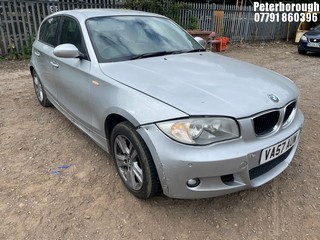 Location: Peterborough - 2007 BMW 118D SE 5 Door Hatchback REG: VA57AUW, Keys: No, MOT Expiry date: 16/09/2025, 1995 Diesel, 6 Speed Manual Diesel, Former Keepers: 9