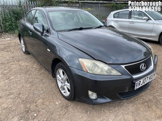 Location: Peterborough - 2007 LEXUS IS 220D 4 Door Saloon REG: RJ07KUY, Keys: No, MOT Expiry date: 17/06/2026, 2231 Diesel, 6 Speed Manual Diesel, Former Keepers: 7