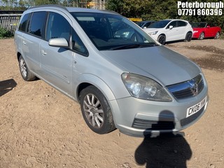 Location: Peterborough - 2006 VAUXHALL ZAFIRA CLUB MPV REG: CK06YHM, Keys: No, MOT Expiry date: 11/07/2026, 1598 Petrol, 5 Speed Manual Petrol, Former Keepers: 4