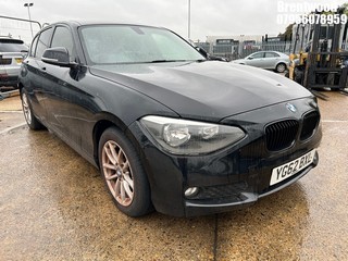 Location: Brentwood - 2012 BMW 116D EFFICIENTDYNAMICS 5 Door Hatchback REG: YG62BXL, Keys: No, MOT Expiry date: 05.07.2025, 1598 Diesel, 6 Speed Manual Diesel, Former Keepers: 4