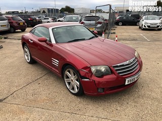 Location: Brentwood - 2006 CHRYSLER CROSSFIRE AUTO Coupe REG: V666HOW, Keys: No, MOT Expiry date: 28/07/2025, 3199 Petrol, 5 Speed Auto Petrol, Former Keepers: 7
