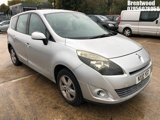 Location: Brentwood - 2010 RENAULT GRAND SCENIC DYN VVT MPV REG: NX10YGT, Keys: No, MOT Expiry date: 05.07.2024, 1598 Petrol, 6 Speed Manual Petrol, Former Keepers: 4