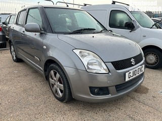 Location: Brentwood - 2010 SUZUKI SWIFT SZ4 5 Door Hatchback REG: GJ10EVC, Keys: No, MOT Expiry date: 10/01/2025, 1328 Petrol, 5 Speed Manual Petrol, Former Keepers: 6