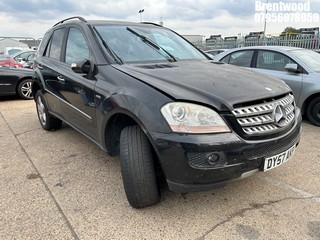 Location: Brentwood - 2007 MERCEDES ML 320 CDI SPORT A Estate REG: DY57AKP, Keys: No, MOT Expiry date: 26/02/2025, 2987 Diesel, 7 Speed Auto Diesel, Former Keepers: 5