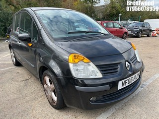 Location: Brentwood - 2006 RENAULT MODUS MAXIM 16V AUTO 5 Door Hatchback REG: MF06HJY, Keys: No, MOT Expiry date: 10/01/2026, 1598 Petrol, 4 Speed Auto Petrol, Former Keepers: 10