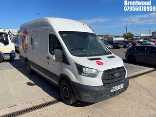 Location: Brentwood - 2020 FORD TRANSIT 350 LEADER ECOBLU Panel Van REG: BK20TCU, Keys: Yes, MOT Expiry date: 02/09/2025, 1995 Diesel, 6 Speed Manual Diesel, Former Keepers: 1