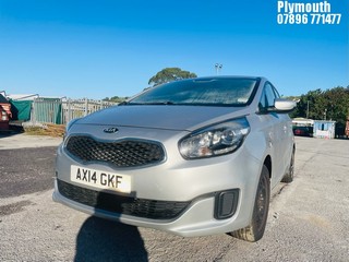 Location: Plymouth - 2014 KIA CARENS 1 ECODYNAMICS CRDI MPV REG: AX14GKF, 1685cc Diesel, 6 Speed Manual Diesel, Former Keepers: 3, Keys: Yes, MOT Expiry date: 30/06/2026