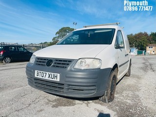 Location: Plymouth - 2007 VOLKSWAGEN CADDY 69PS SDI Car Derived Van REG: BT07XUH, Keys: No, MOT Expiry date: 21/06/2025, 1968 Diesel, 5 Speed Manual Diesel, Former Keepers: 10
