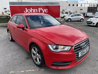 Location: South Wales - 2014 AUDI A3 SPORT TDI 3 DOOR HATCHBACK REG: SD14XKX, 1968cc DIESEL, 6 SPEED MANUAL DIESEL, Former Keepers: 2, Keys: Yes, MOT Expiry date: 25/03/2026