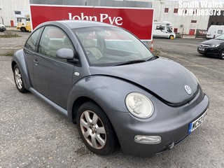 Location: South Wales - 2002 VOLKSWAGEN BEETLE 3 Door Hatchback REG: MC52UFH, Keys: Yes, MOT Expiry date: 04/07/2025, 1984 Petrol, 5 Speed Manual Petrol, Former Keepers: 5