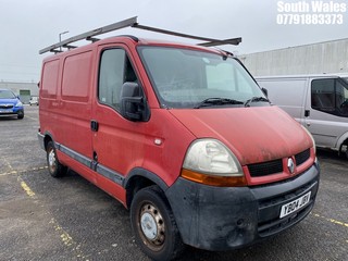 Location: South Wales - 2004 RENAULT MASTER SL33 DCI 100 SWB Panel Van REG: YB04JBV, Keys: No, MOT Expiry date: 07/02/2022, 2463 Diesel, 5 Speed Manual Diesel, Former Keepers: 6