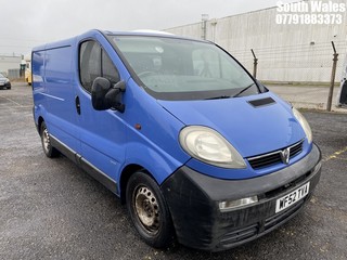 Location: South Wales - 2002 VAUXHALL VIVARO 2900 DTI SWB Panel Van REG: WF52TVA, Keys: No, MOT Expiry date: 08/08/2025, 1870 Diesel, 5 Speed Manual Diesel, Former Keepers: 8