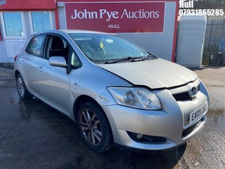 Location: Hull - 2009 TOYOTA AURIS TR VALVEMATIC 5 Door Hatchback REG: EA09ZBE, Keys: No, MOT Expiry date: 23/11/2025, 1598 Petrol, 6 Speed Manual Petrol, Former Keepers: 7