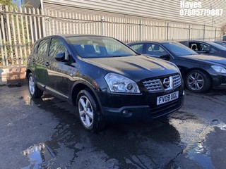 Location: Hayes - 2009 NISSAN QASHQAI ACENTA DCI 5 Door Hatchback REG: FV09UGL, Keys: No, MOT Expiry date: 07/07/2026, 1461 Diesel, 6 Speed Manual Diesel, Former Keepers: 4