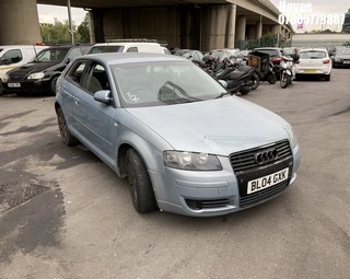 Location: Hayes - 2004 AUDI A3 SE FSI AUTO 3 Door Hatchback REG: BL04GXK, Keys: No, MOT Expiry date: 24/10/2024, 1984 Petrol, 6 Speed Auto Petrol, Former Keepers: 12