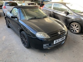 Location: Hayes - 2003 MG TF 115 SUNSTORM Sports REG: OE53MWM, Keys: No, MOT Expiry date: 05/11/2025, 1588 Petrol, 5 Speed Manual Petrol, Former Keepers: 9