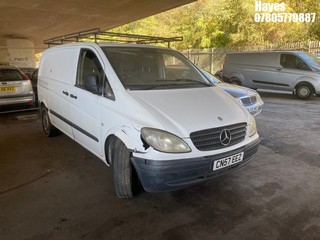 Location: Hayes - 2007 MERCEDES  Van REG: CN57EEZ, Keys: No, MOT Expiry date: 10/04/2026, 2148 Diesel, Manual, Former Keepers: 8