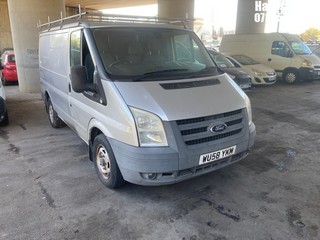 Location: Hayes - 2008 FORD TRANSIT 85 T260S FWD Panel Van REG: WU58YKM, Keys: No, MOT Expiry date: 20/11/2025, 2198 Diesel, 5 Speed Manual Diesel, Former Keepers: 6
