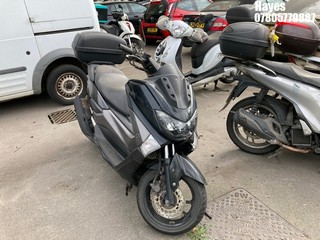 Location: Hayes - 2017 YAMAHA GPD125-A NMAX 125 ABS Scooter REG: PL17OKA, Keys: No, MOT Expiry date: 09/05/2025, 125 Petrol, Automatic, Former Keepers: 8