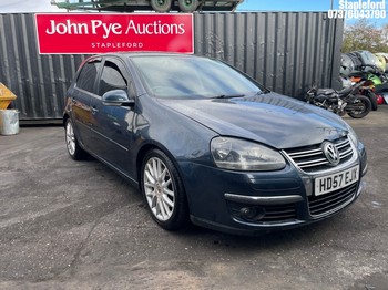 Location: Stapleford - 2008 VOLKSWAGEN GOLF GT SPORT TDI 170 5 Door Hatchback REG: HD57EJX, Keys: Yes, MOT Expiry date: 22/06/2026, 1968 Diesel, 6 Speed Manual Diesel, Former Keepers: 13